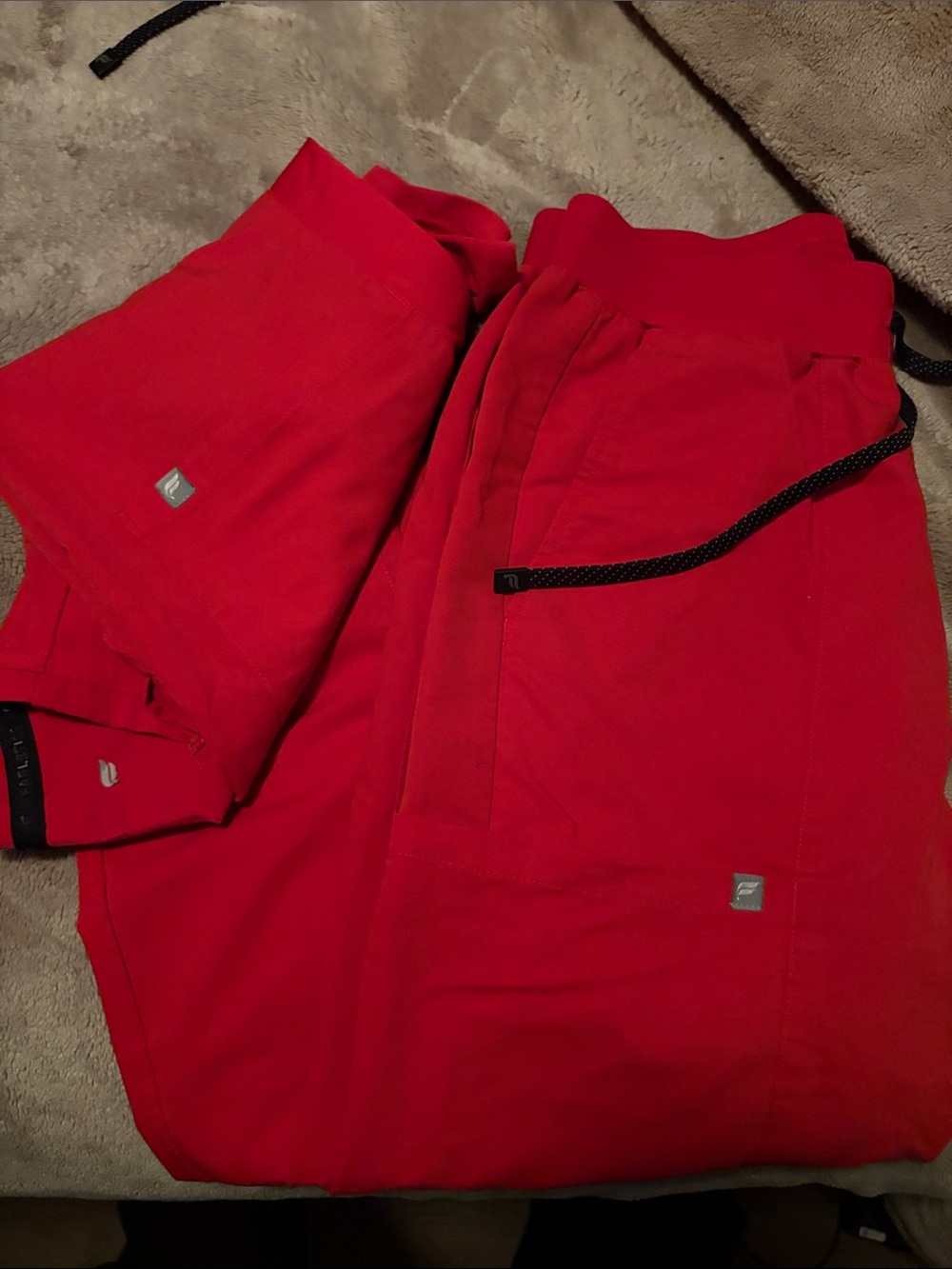 Fabletics Red Women's Jogger Sweatpants